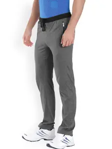 Jockey Charcoal Grey Solid Slim Fit Track Pants