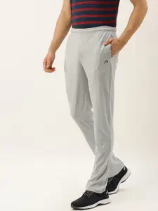 Proline Active Men Grey Melange Classic Fit Solid Track Pants