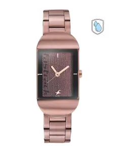 Fastrack Go Skate Women Brown Analogue watch 6201KM02