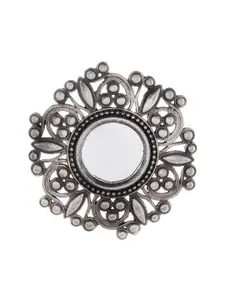 Silvermerc Designs Oxidised Silver Adjustable Finger Ring