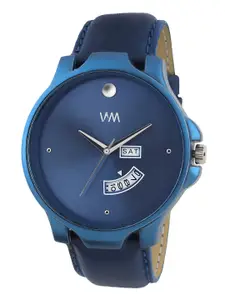 WM Men Blue Analogue Leather Watch DDWM-081febs