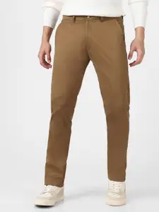 Urbano Fashion Men Khaki Slim Fit Trousers