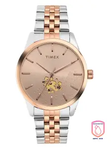 Timex Women Rose Gold-Toned Analogue Watch - TWEL13111