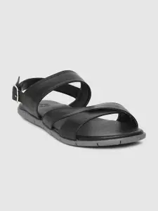 Arrow Men Black Comfort Sandals