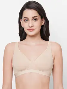 Wacoal Beige Solid Non-Wired Non Padded Bra