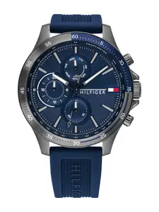 Tommy Hilfiger Bank Men Navy Blue Analogue Watch TH1791721