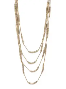 RICHEERA Antique Gold-Plated Layered Necklace