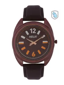 Helix By Timex Men Brown Analogue Watch TW038HG02