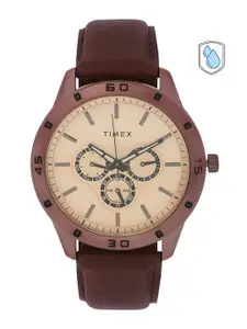 Timex Men Brown Multifunction Analogue Watch - TW000U915