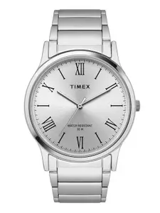 Timex Men Silver-Toned Analogue Watch - TW000R430