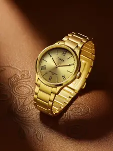 Timex Men Champagne Analogue Watch - TW000R431