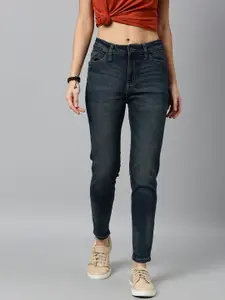 Roadster Women Blue Skinny Fit Mid-Rise Clean Look Stretchable Jeans