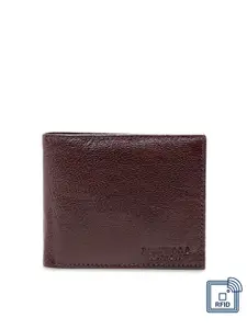 Teakwood Leathers Men Brown Solid Leather Money Clip