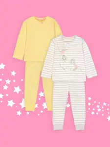 mothercare Girls Pack of 2 Nightsuits
