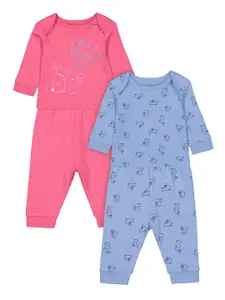 mothercare Girls Set of 2 Night suit