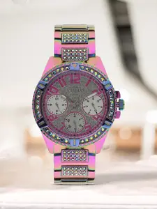 GUESS Women Silver-Toned Analogue Watch GW0044L1