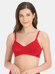 every de by amante Solid Non Padded Wirefree Essential Super Support Bra - EB009