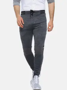 Campus Sutra Men Charcoal Grey Slim Fit Sports Track Pants