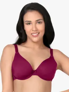 Amante Solid Non Padded Wired Curvy Smooth Super Support Bra - BRA22002