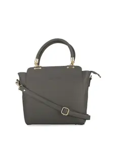 LEGAL BRIBE Grey Solid Handbag