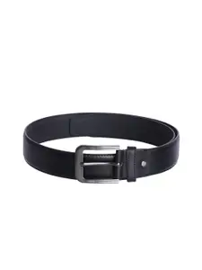 Kara Men Black Textured Belt