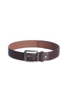 Kara Men Brown Textured Belt