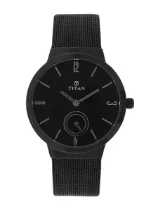 Titan Women Black Analogue Watch NL95033NM01