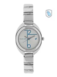 Fastrack Women Silver-Toned Analogue Watch NM6125SM02