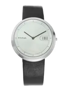 Titan Men Silver-Toned Analogue Watch 1779SL01