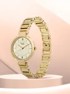 Titan Women Cream-Coloured Analogue Watch NM2608YM01