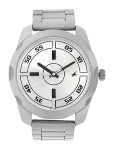 Fastrack Men Off-White Analogue Watch NM3123SM02