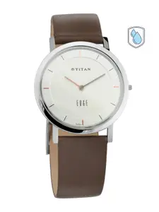 Titan Men Silver-Toned Analogue Watch NM1595SL03