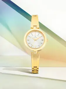 Titan Women Silver-Toned Analogue Watch NM2598YM02