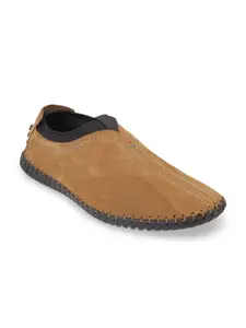 Mochi Men Tan Brown Driving Shoes
