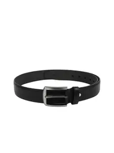 Kara Men Black Textured Belt