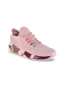 Campus Women Pink Mesh Running Shoes