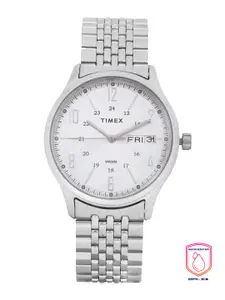 Timex Men Silver-Toned Analogue Watch - TW0TG6500