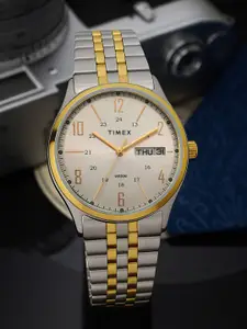 Timex Men Silver-Toned Analogue Watch - TW0TG6505