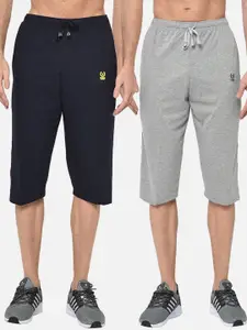 MACK JONNEY Men Pack Of 2 Solid Regular Fit Regular Shorts