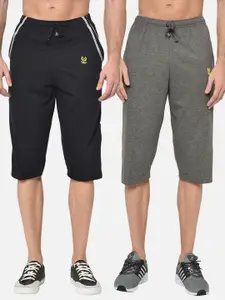 MACK JONNEY Men Pack of 2 Solid Regular Fit Shorts