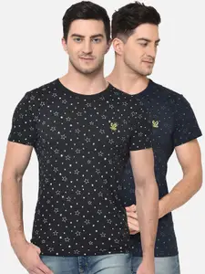 MACK JONNEY Men Pack of 2 Round Neck T-shirt
