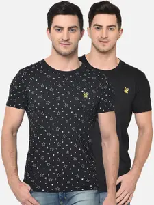 MACK JONNEY Men Pack of 2 Round Neck T-shirt