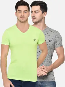 MACK JONNEY Men Pack Of 2 T-shirts