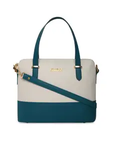 KLEIO Colourblocked Structured Handbag