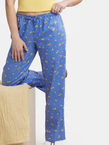 Jockey Cotton Woven Fabric Relaxed Fit Checkered Lounge Pant with Side Pockets