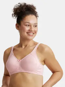 Jockey Pink Solid Non-Wired Non Padded Everyday Bra ES13-0105
