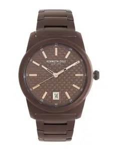 Kenneth Cole Men Brown Analogue Watch KC50713002MN