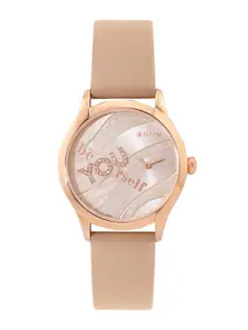 Titan Women Embellished Analogue Watch NM95111WL02