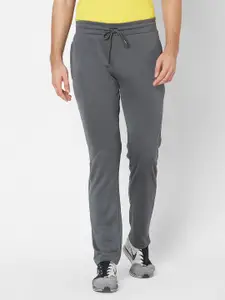SWEET DREAMS Men Charcoal Grey Solid Track Pants