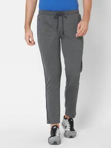 Sweet Dreams Men Charcoal Grey Solid Slim Fit Trackpants